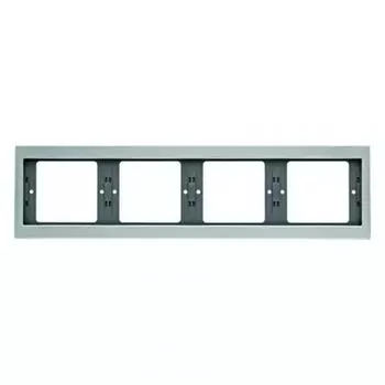 13837003 Рамка K.5 Алюминий 4-постовая Berker