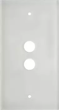 1392 Стеклянная накладка TS Прозрачный 2-постовая Berker