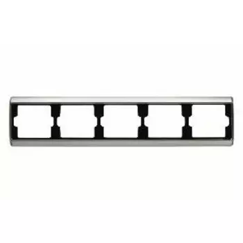 13940004 Рамка Arsys Нержавеющая сталь 5-постовая Berker