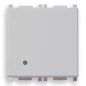 14005.2.SL Переключатель 1p 16ax 2 модуля, серебро Vimar Plana