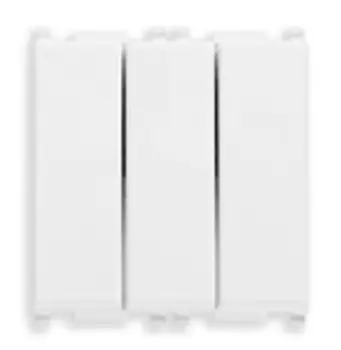 14007 Переключатель тройной 1p 20ax белый Vimar Plana