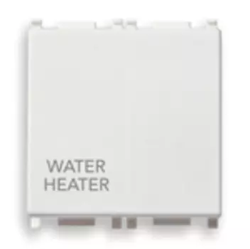 14016.2.WH Выключатель 2p 20ax 2 модуля с символом "wat./heat." Vimar Plana