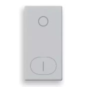 14021.99.SL Клавиша на 1 модуль с симв "o/i", серебро Vimar Plana