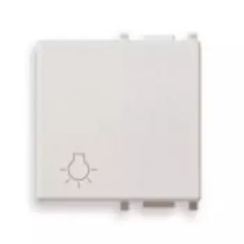 14022.G Клавиша на 2 модуля с индикатором "диск", белая Vimar Plana