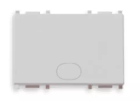 14023.G.SL Клавиша на 3 модуля с индикатором "диск", серебро Vimar Plana