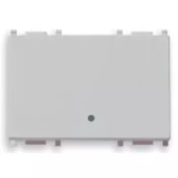 14023.SL Клавиша на 3 модуля, серебро Vimar Plana