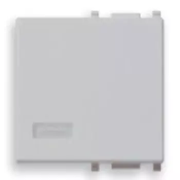 14027.SL Клавиша на 2 модуля с диффузором, серебро Vimar Plana