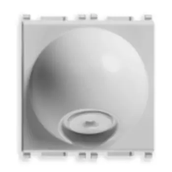 14046.SL Модуль для вывода кабеля с зажимами 20a серебристый Vimar Plana