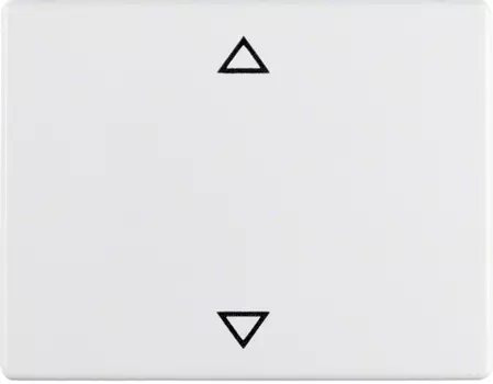 14050369 Перекидной выключатель с оттиском Стрелки цвет: полярная белизна, с блеском Arsys Berker