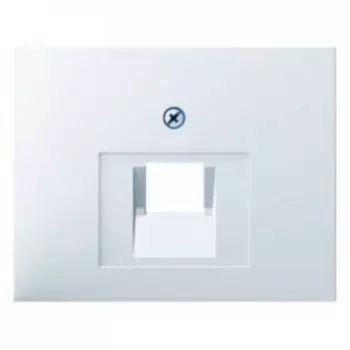14077009 Центральная панель для розетки UAE цвет: полярная белизна, с блеском K.1 Berker
