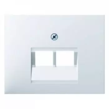 14097009 Центральная панель для UAE/E-DAT Design/Telekom розетка ISDN цвет: полярная белизна, с блеском K.1 Berker