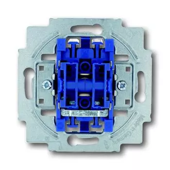 1413-0-1078 (2020 US-507), Механизм 1-клавишной, 1-полюсной кнопки (нормально-открытый контакт), с N-клеммой, 10А 250В, ABB