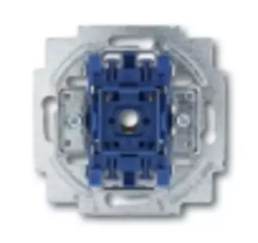 1413-0-1104 (2020 US-206-500), Механизм 1-клавишной, 1-полюсной кнопки с перекидным контактом (НО контакт/НЗ контакт), с N-клеммой, 10А 250В, ABB