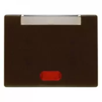 14150201 Клавиша в комплекте с 5 линзами и полем для надписи цвет: коричневый, с блеском Arsys Berker