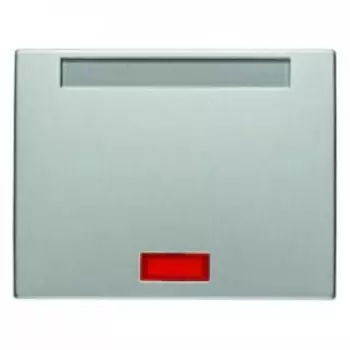 14157103 Клавиша в комплекте с 5 линзами и полем для надписи цвет: алюминий K.5 Berker