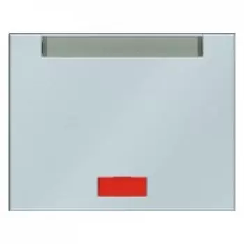 14157104 Клавиша в комплекте с 5 линзами и полем для надписи цвет: нержавеющая сталь K.5 Berker