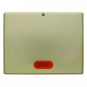 14180002 Клавиша с красной линзой и надписью "0" цвет: золотой, металл Arsys Berker