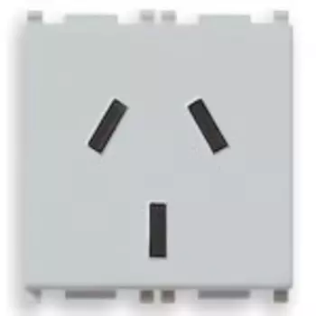 14253.SL Розетка 2p+t 20a аргентина, серебро Vimar Plana