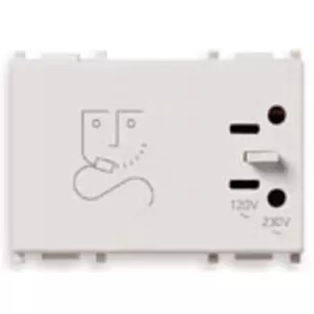 14290 Розетка для электробритв с разделительным тр-ром Vimar Plana