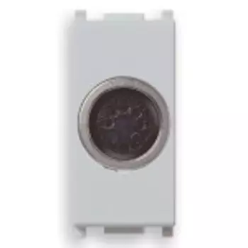 14333.SL Розетка штеккер din 41524, серебро Vimar Plana