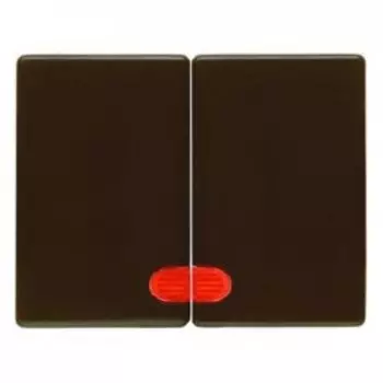 14370001 Клавиши с красной линзой цвет: коричневый, с блеском Arsys Berker