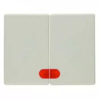 14370002 Клавиши с красной линзой цвет: белый, с блеском Arsys Berker