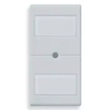 14531.2T.SL Клавиша 1m с 2 табличками, серебро Vimar Plana