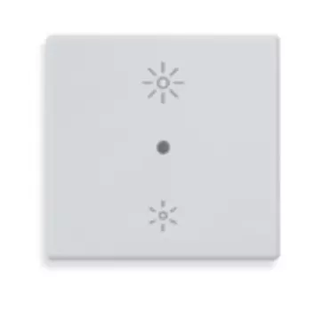 14532.25.SL Клавиша 2m с символом "регулирование" для универсальных регуляторов, серебро Vimar Plana