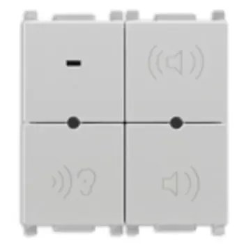 14586.SL Микрофон серебряный Vimar Plana