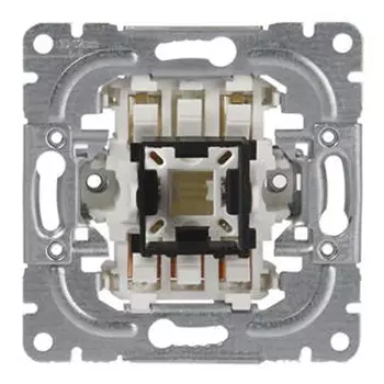 1461.21 (1461.21), Механизм 1-клавишной кнопки, 1-полюсный, 16А/250В, (схема 1) 2 дополнительные клеммы, ABB