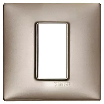 14641.74 Рамка Plana Никель перламутровый 1 модуль Vimar