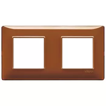 14643.49 Рамка Plana табак 4 модуля Vimar