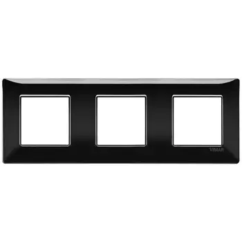 14644.05 Рамка Plana Черный 6 модулей Vimar