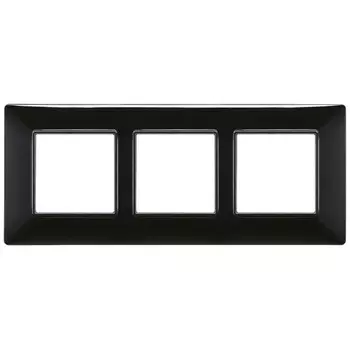 14646.05 Рамка Plana Черный 6 модулей Vimar