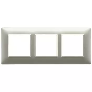 14646.21 Рамка Plana Никель матовый 6 модулей Vimar