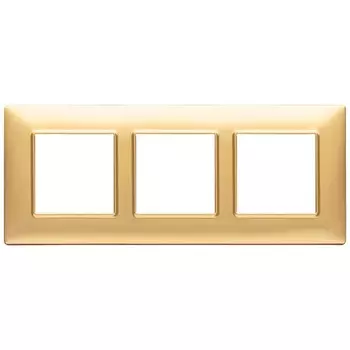 14646.25 Рамка Plana Золото матовое 6 модулей Vimar