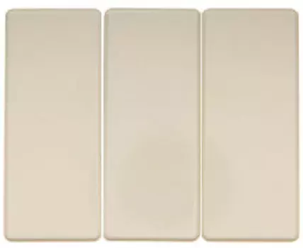 14650002 Клавиши для трехклавишного выключателя цвет: белый, с блеском Arsys Berker