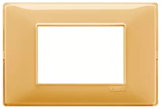 14653.43 Рамка Plana Янтарь 3-модульная Vimar