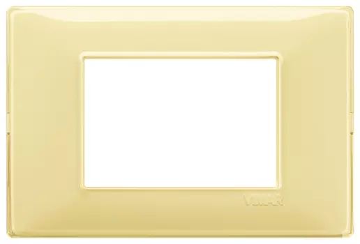 14653.46 Рамка Plana лимон 3-модульная Vimar