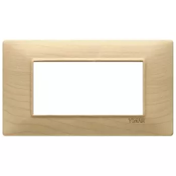 14654.61 Рамка Plana Натуральный клен 4 модуля Vimar