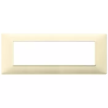 14657.04 Рамка Plana Кремовый 7 модулей Vimar