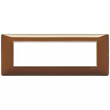 14657.49 Рамка Plana табак 7 модулей Vimar