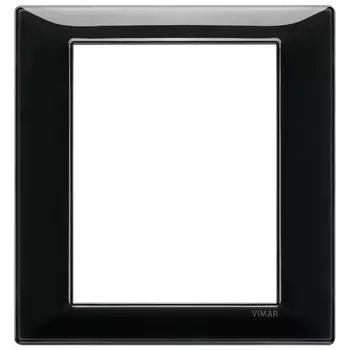 14668.05 Рамка Plana Черный 8 модулей Vimar