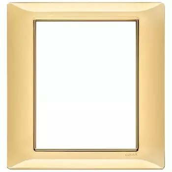 14668.24 Рамка Plana Золото блестящее 8 модулей Vimar