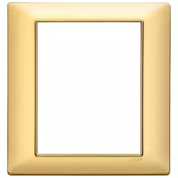 14668.25 Рамка Plana Золото матовое 8 модулей Vimar