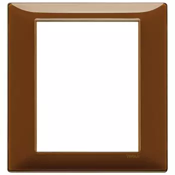 14668.49 Рамка Plana табак 8 модулей Vimar