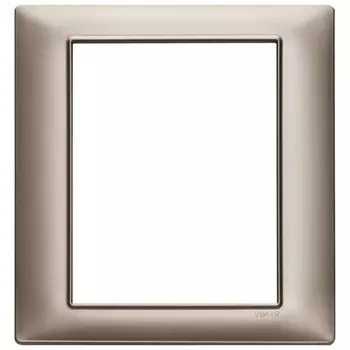 14668.74 Рамка Plana Никель перламутровый 8 модулей Vimar