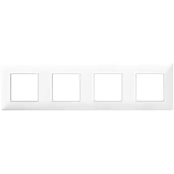 14669.01 Рамка Plana Белый 8 модулей Vimar