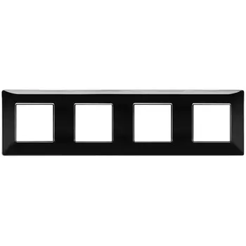 14669.05 Рамка Plana Черный 8 модулей Vimar