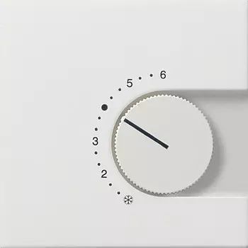 1490112 Накладка для регулятора температуры пола Белый Gira F100